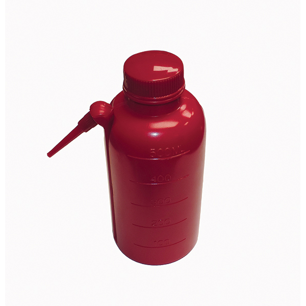 WASH BOTTLES, UNITARY, RED, 500ML